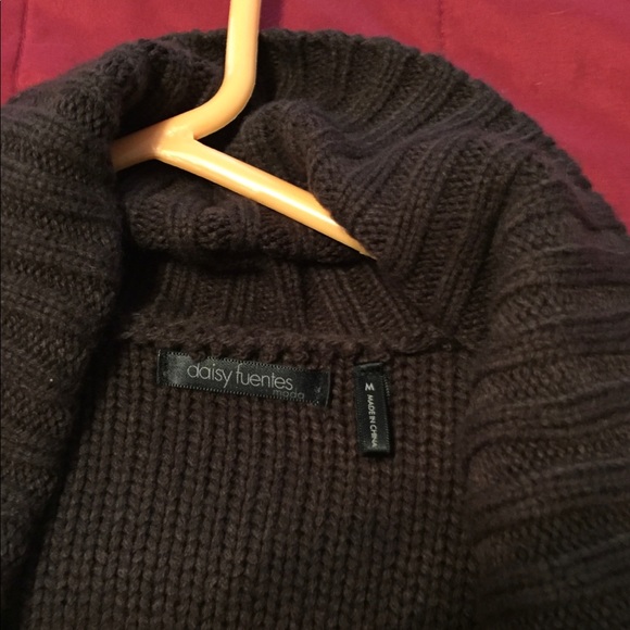 Daisy Fuentes chocolate sweater - Picture 2 of 2